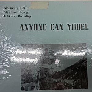Vintage Album Cover - Anyone Can Yodel